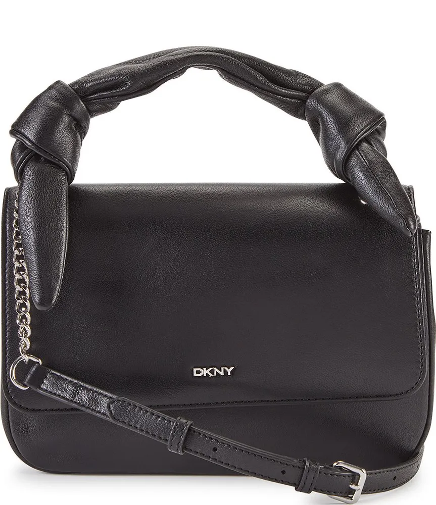 Dkny Sina -MD Fluo Shoulder Bag Chain Monogram Women Handbag Brown / Tan Crossbody Business Women Purse