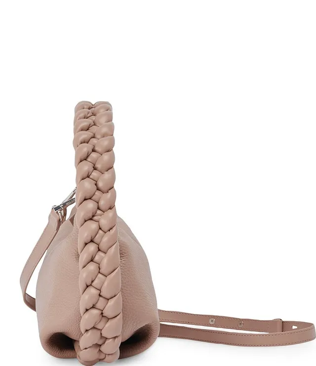 Dolce Vita Pippa Pebbled Leather Braided Handle Shoulder Bag