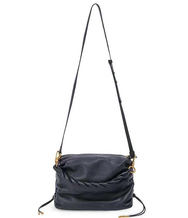 Dolce Vita Pippa Pebbled Leather Braided Handle Shoulder Bag