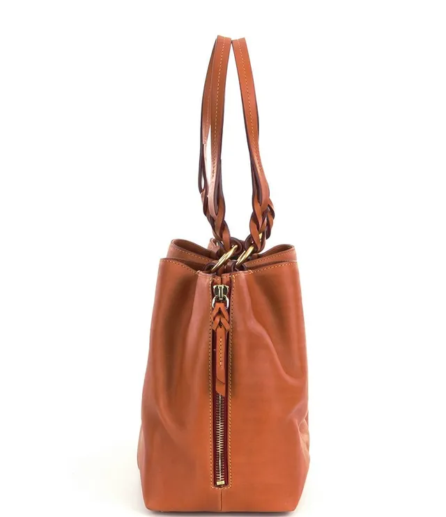 Dooney Bourke Tammy Leather Tote Bag - Caramel