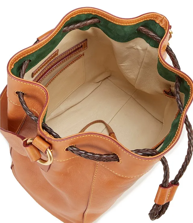 Dooney & Bourke Florentine Hattie Leather Drawstring Bag - Natural