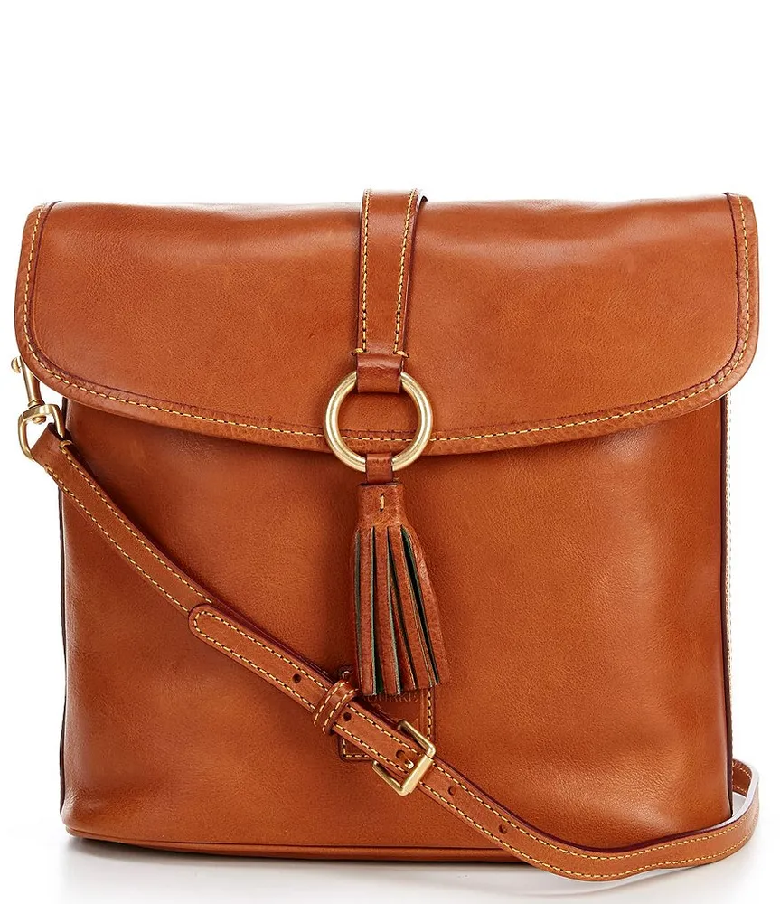 Dooney & Bourke Florentine Leather Satchel w/ Crossbody 