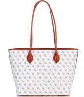 Dooney & Bourke Gretta Collection Signature Logo Print Tote Bag