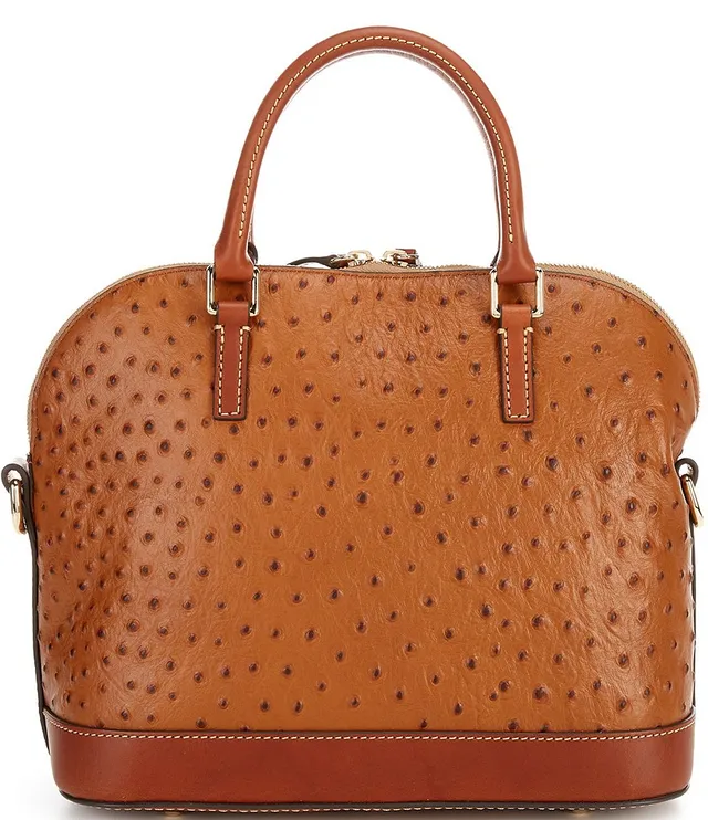 Mini Ostrich Leather Hepburn Handbag