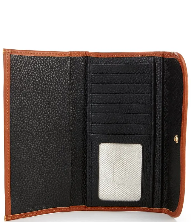 Dooney & Bourke Caramel Pebble Continental Clutch Wallet