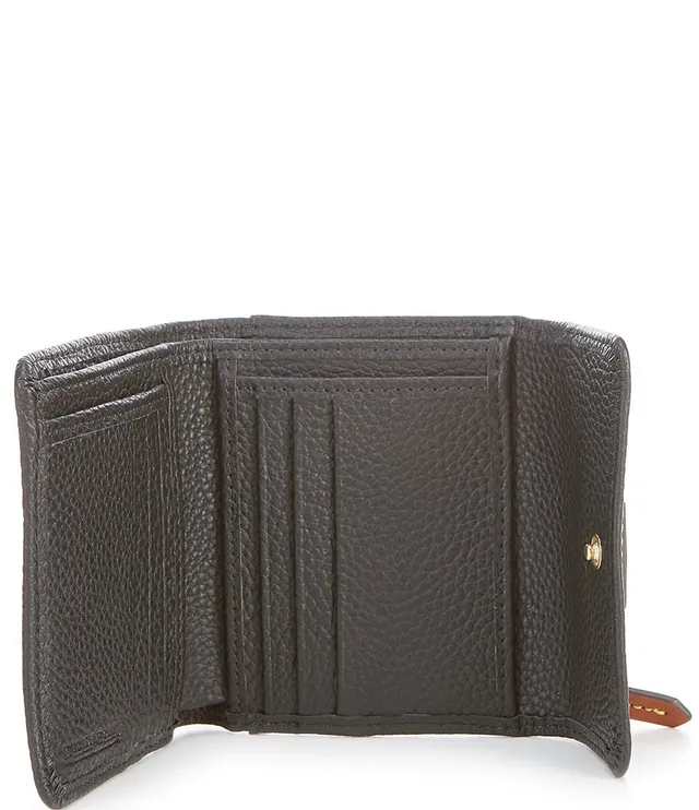 Dooney & Bourke Small Flap Pebble Leather Wallet