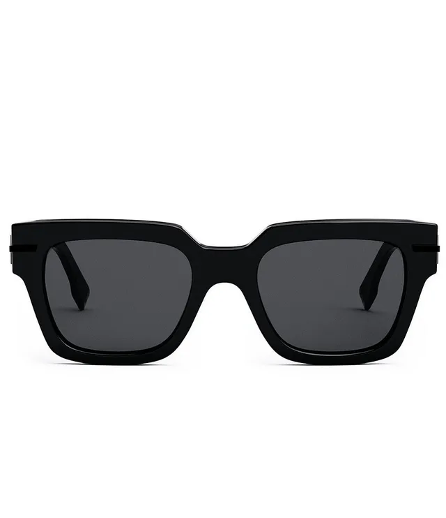 Fendi Men's Fendigraphy 51mm Geometric Sunglasses - Black