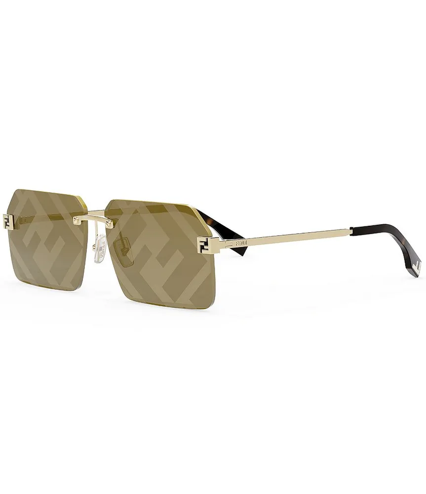 Fendi Women's Fendigraphy Geometric Rectangular Sunglasses