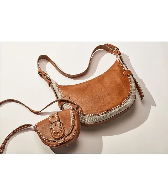 Fossil Lennox Small Flap Crossbody Bag - Saddle