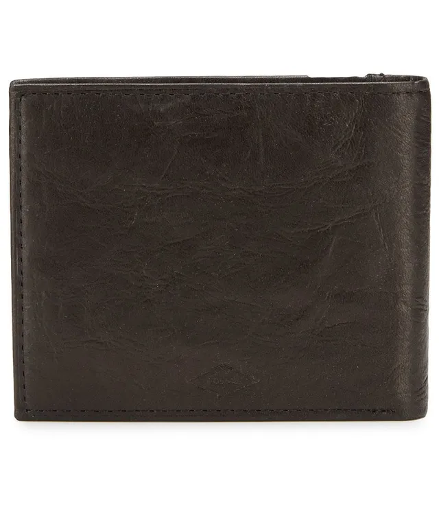 Fossil Men's Large Neel Coin Pocket Bifold Leather Wallet - Brown