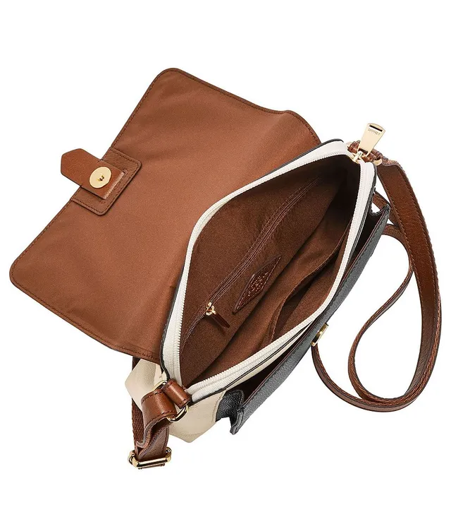 Fossil Kinley Colorblock Leather Small Crossbody Bag