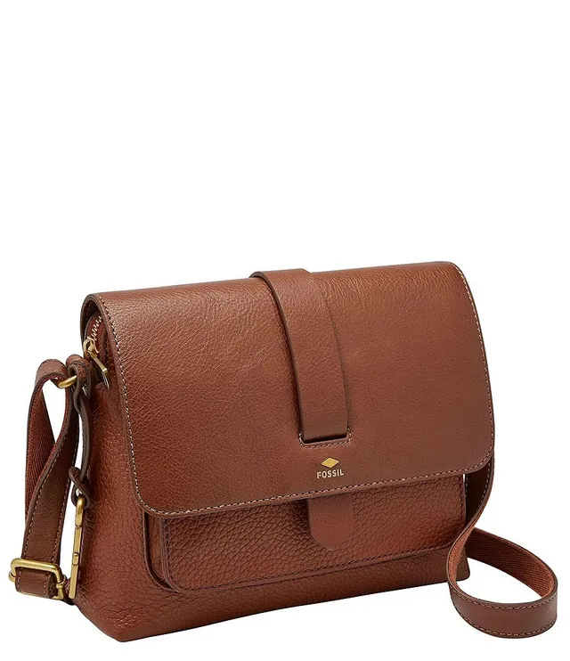 Fossil Kinley Colorblock Leather Small Crossbody Bag