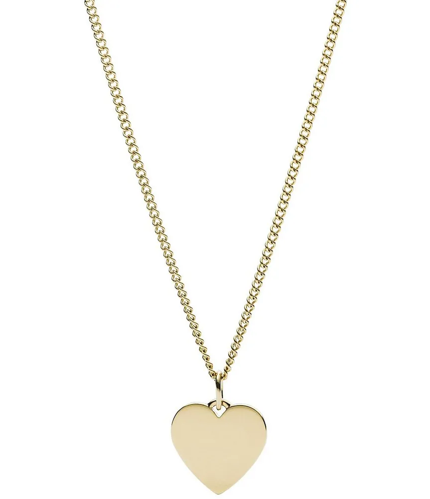 Sadie Open Heart Rose Gold-Tone Stainless Steel Necklace