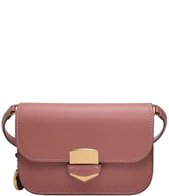 Fossil Heritage Leather Mini Crossbody Saddle Bag