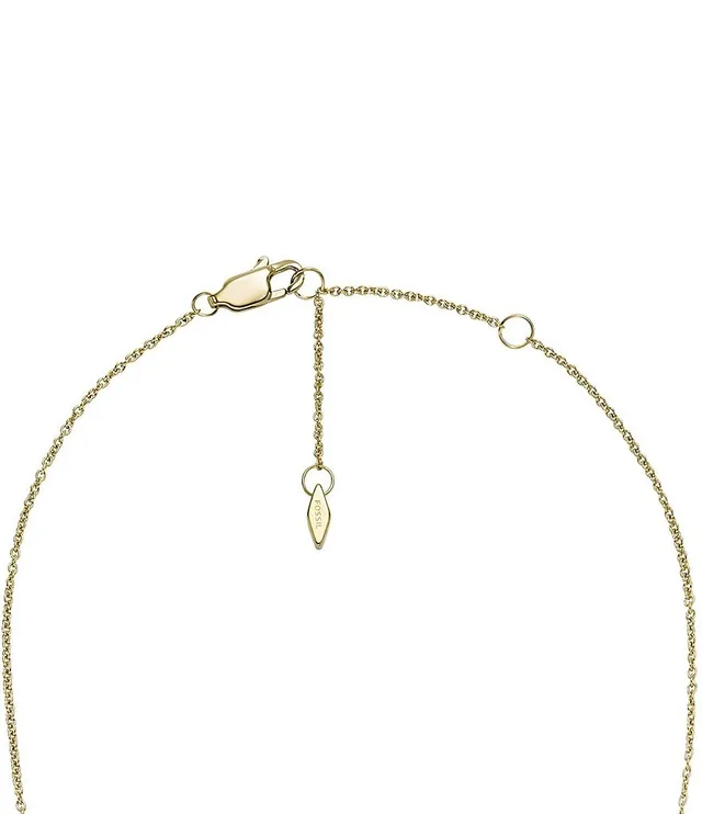 Sadie Open Heart Rose Gold-Tone Stainless Steel Necklace