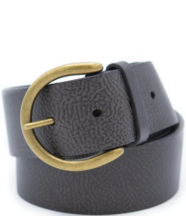 Armani Exchange Black AX Hinge 1.2 Reversible Belt