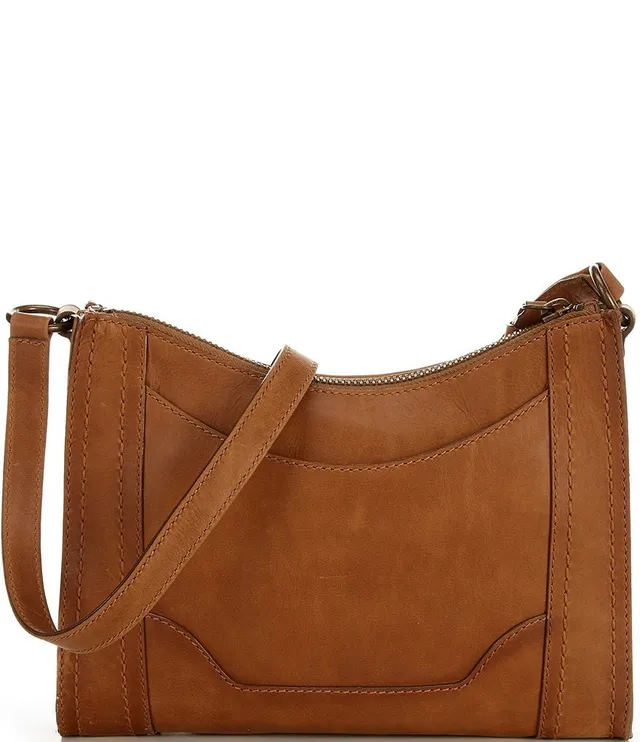 Margot Kiera Leather Double Zip Crossbody Bag