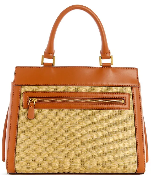 Katey Straw Mini Satchel