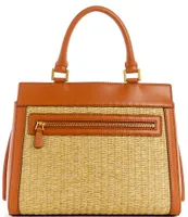 Katey Straw Mini Satchel