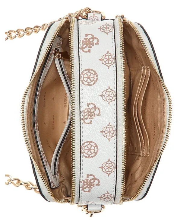 Guess Noelle Camera Signature Logo Crossbody Bag