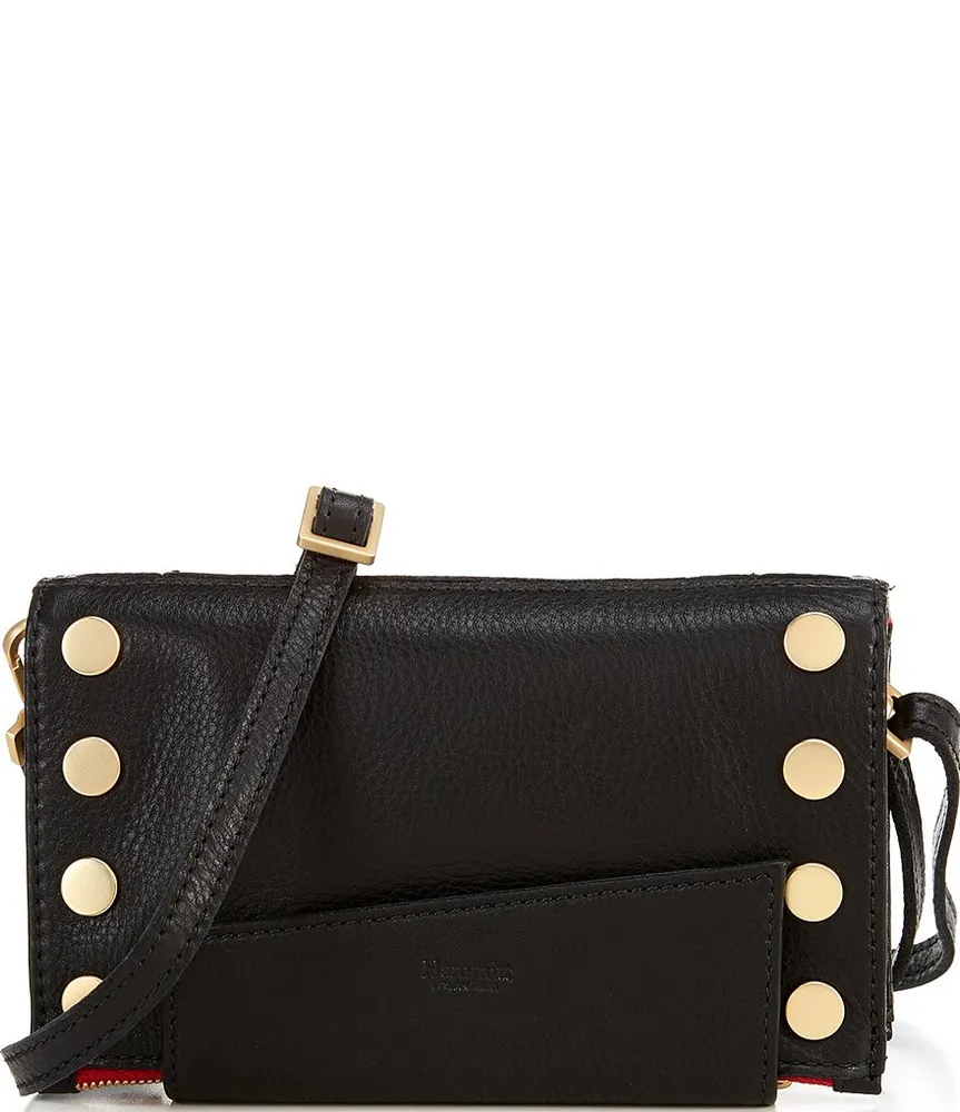 Hammitt Nash Small Convertible Studded Leather Top Zip Crossbody