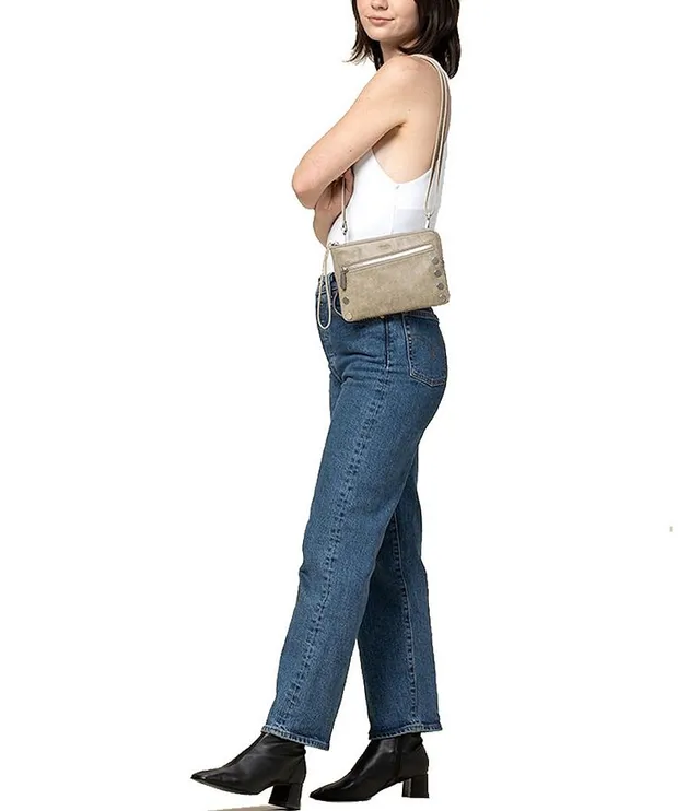 Hammitt Nash Small Convertible Studded Smooth Leather Top Zip Crossbody Bag