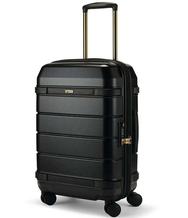 Hartmann Herringbone Deluxe Medium Journey Expandable Spinner - Black Herringbone