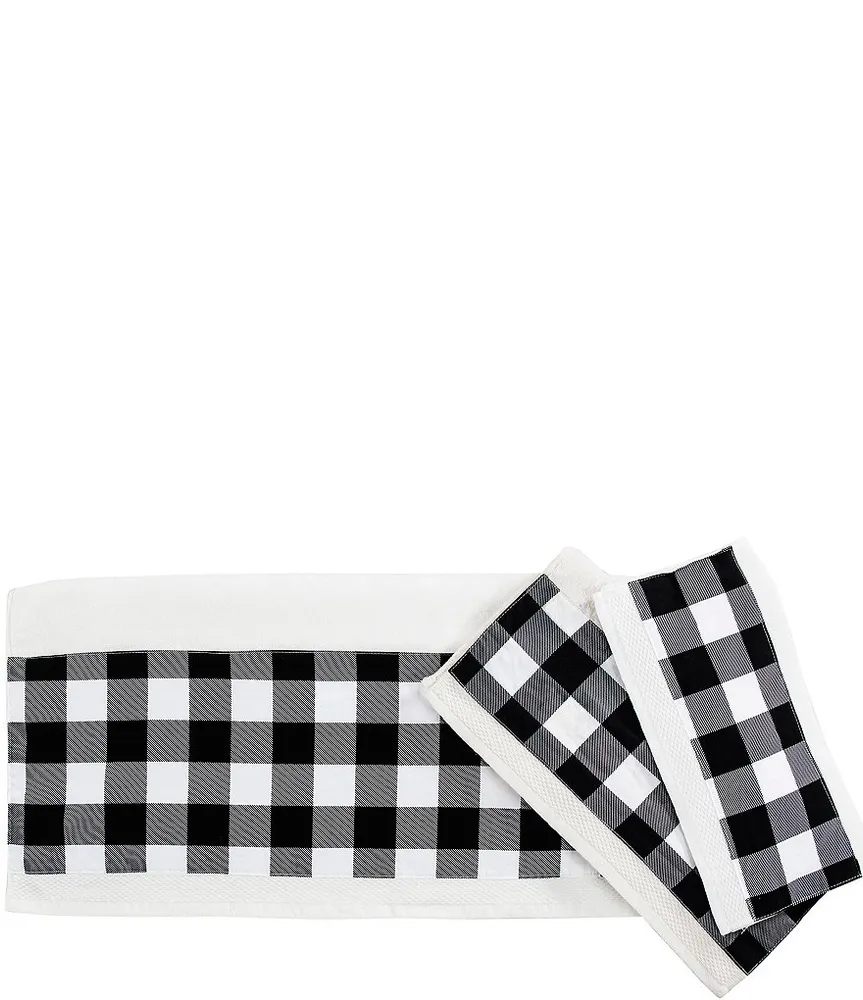 Paseo Road by Hiend Buffalo Check 3-Piece Towel Set