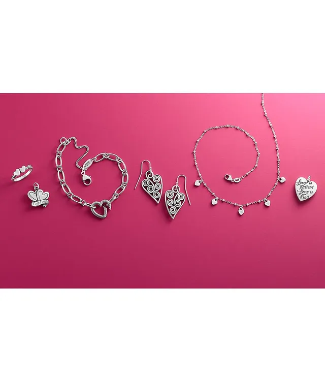 James Avery Changeable Heart Charm Bracelet