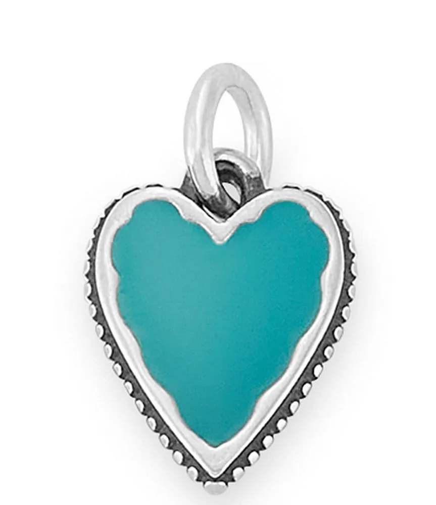 James Avery Mini Heart Charm - Sterling Silver