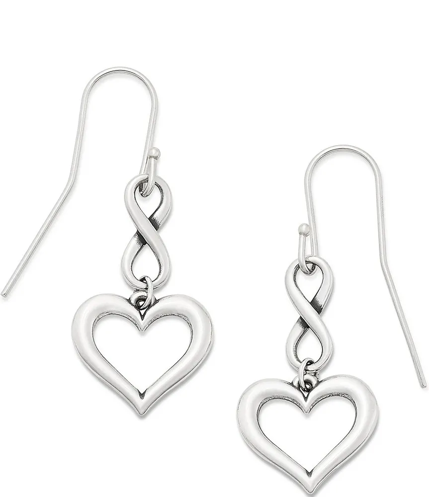 James Avery Forged Heart Hoop Earrings