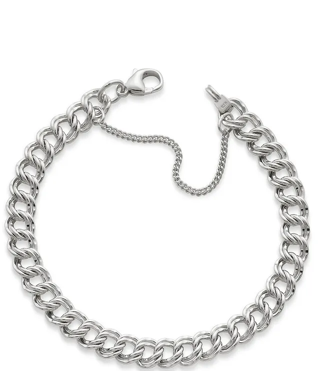 James Avery Double Curb Charm Bracelet