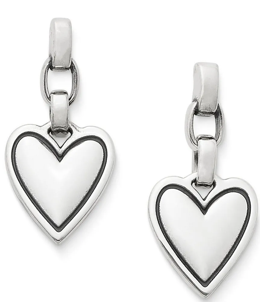 James Avery Joy of My Heart Sterling Silver and Gold Earrings