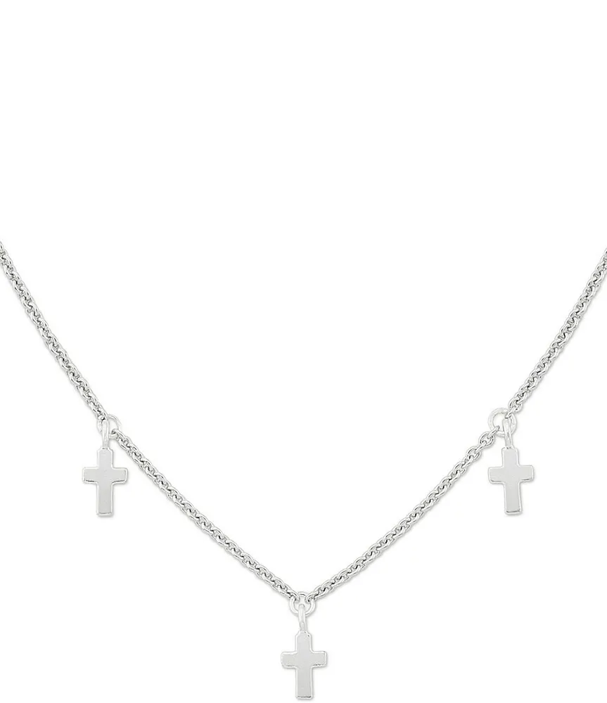 James Avery Rectangle Foxtail Chain Necklace