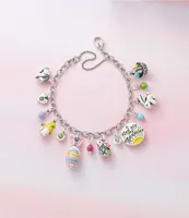 James Avery Sterling Silver Connected Hearts Charm Bracelet - M