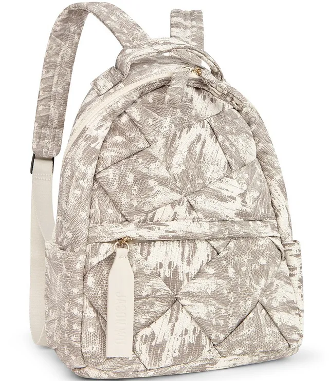 Jason Wu Dylon Woven Nylon Ivory Lizard Print Shoulder Bag