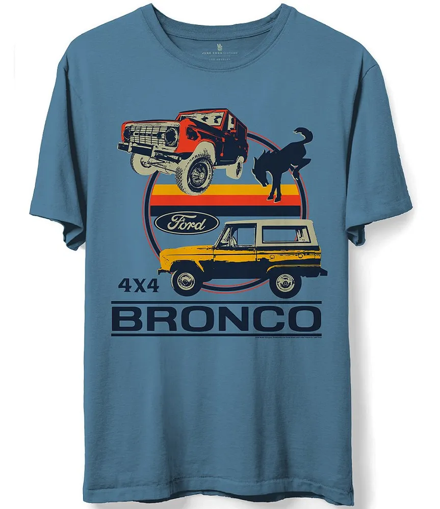 Junk Food Men's Ford Bronco T-Shirt in White - Size Medium