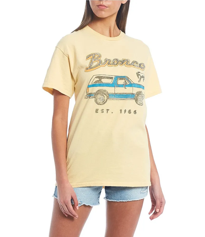 Junk Food Men's Ford Bronco T-Shirt in White - Size Small