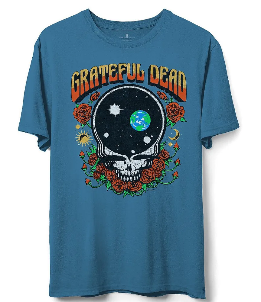 Junk Food Short-Sleeve Grateful Dead Logo Graphic Tie-Dye T-Shirt