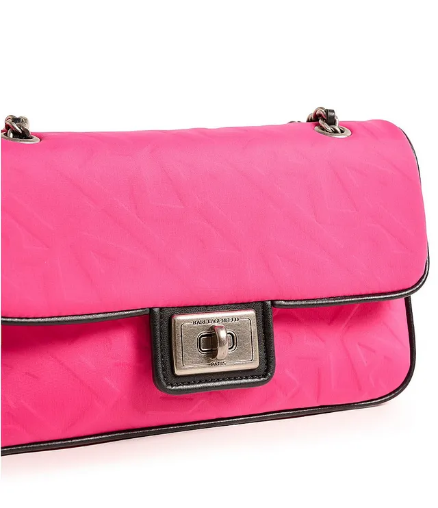 Karl Lagerfeld Paris Agyness Shoulder Bag - Pink