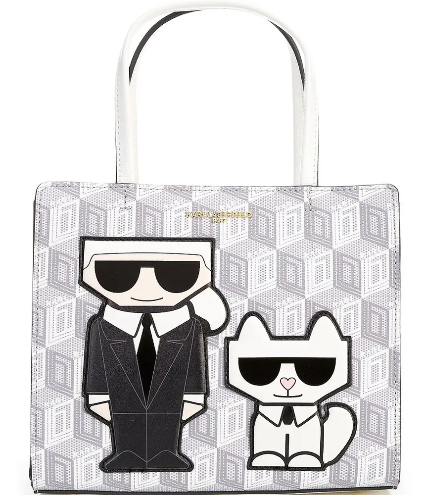 Karl Lagerfeld Paris Maybelle Satchel - Multi/White