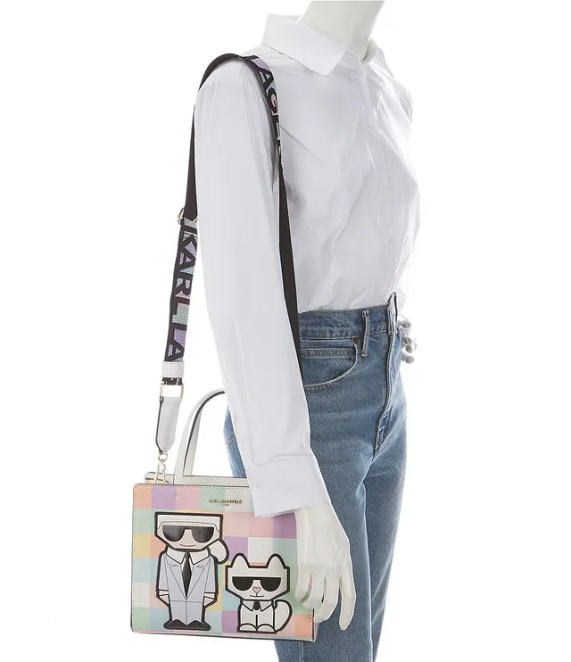 KARL LAGERFELD PARIS Maybelle Karl & Rabbit Logo Satchel Bag