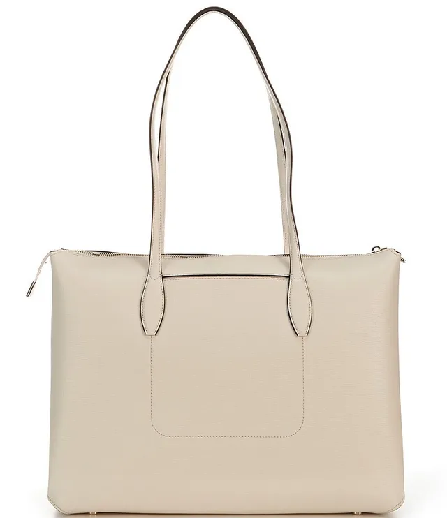 Kate Spade New York All Day Large Zip-Top Tote Parchment