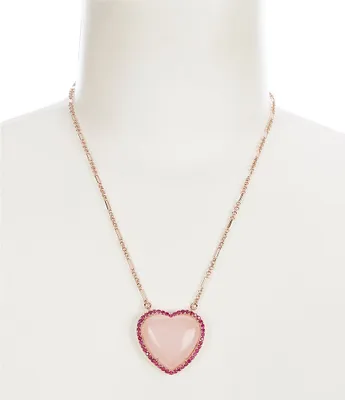 kate spade new york My Love Pearl Heart Short Pendant Necklace