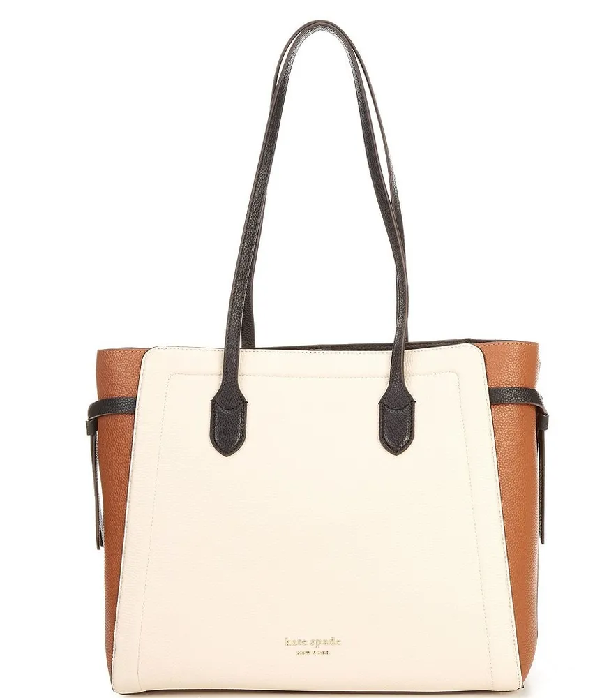 kate spade new york Knott Colorblocked Leather Medium Satchel - Macy's