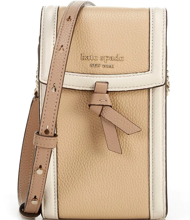 knott colorblock suede & leather satchel bag
