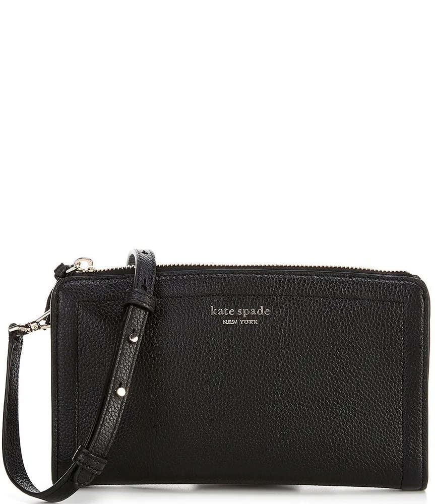 kate spade new york Knott Pebbled Leather Flap Crossbody Bag