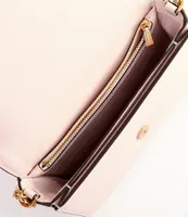kate spade new york Morgan Colorblocked Saffiano Leather Flap Chain Wallet  Crossbody Bag