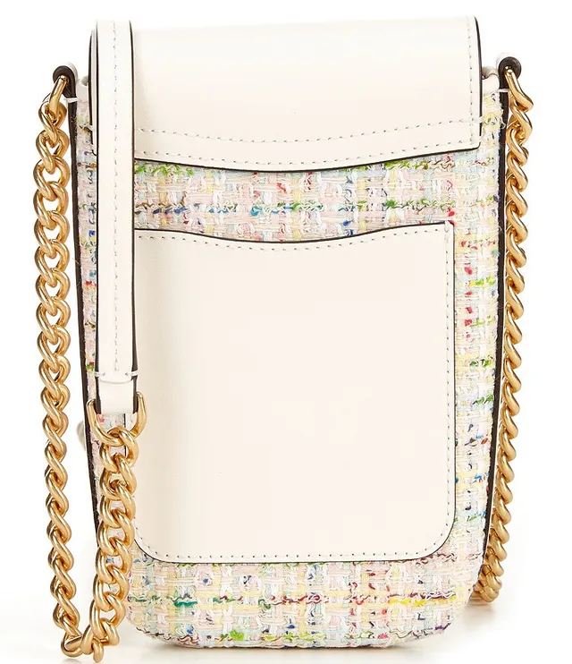 Kate spade new york Morgan Pearl Seashell Leather Flap Chain Crossbody  Wallet