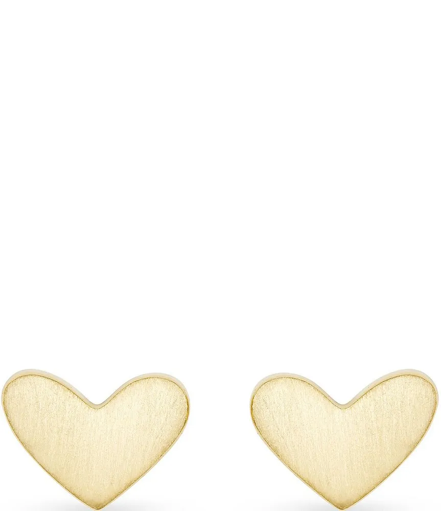 Kendra Scott Ari Heart Hoop Earrings in 18k Yellow Gold Vermeil